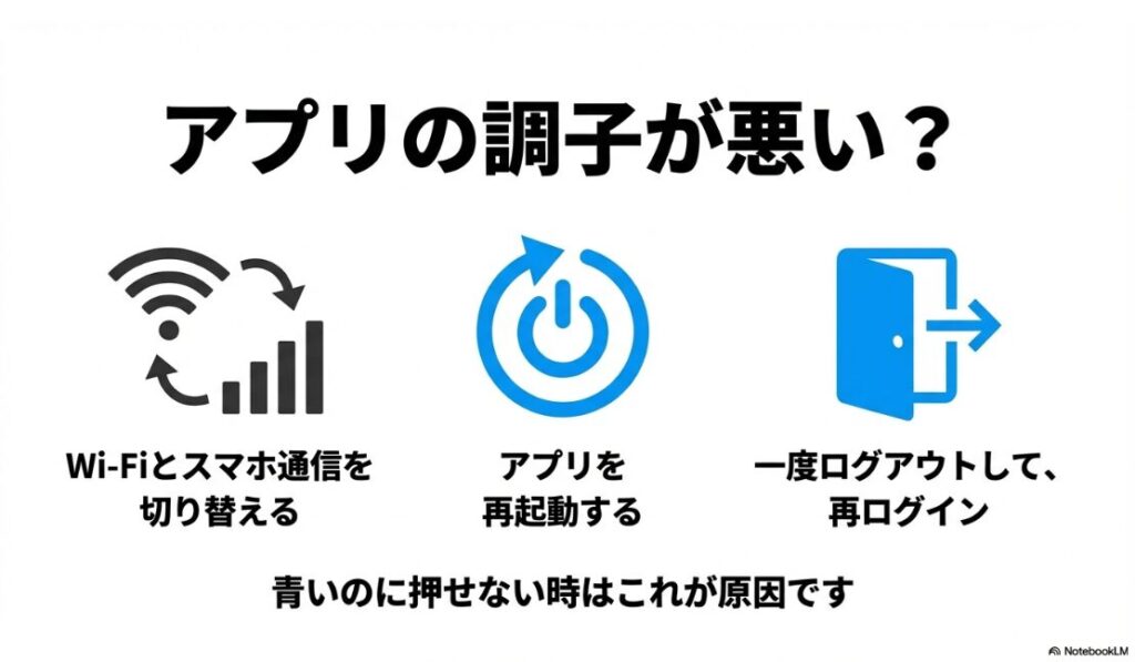 インスタでプロフィールのメンションが青くならない？Wi-Fiの切り替え、アプリの再起動、ログアウトと再ログインなど、アプリの不調でリンクが押せない時の対処法。