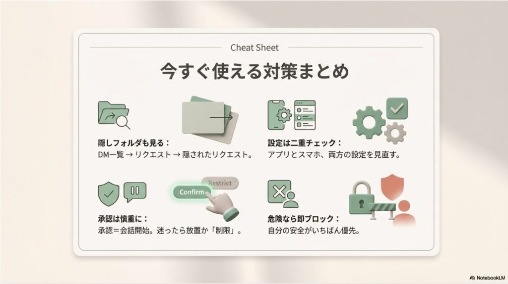 インスタのメッセージリクエストに気づかない原因：隠しフォルダ確認や設定見直しなどメッセージリクエスト対策のまとめ