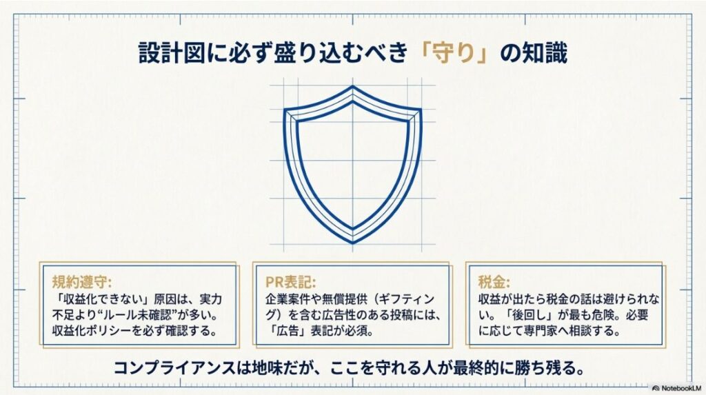 インスタで収益化はできますか？インスタ収益化における規約遵守、PR表記の義務、税金・確定申告などの「守りの知識」まとめ