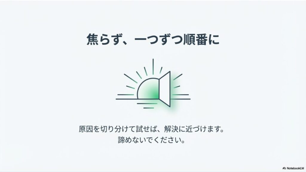 インスタで電話番号を変更後にログインできない：原因を切り分けて試せば解決に近づけるため、焦らずに一つずつ順番に進め、諦めないよう読者を励ますスライド