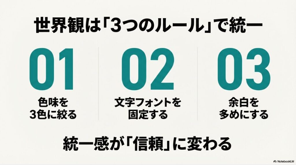 インスタで旅行を発信して稼ぐ！文字フォントを固定する、余白を多めにする、色味を3色に絞るという、インスタグラムで統一感と信頼を作る3つのルール。