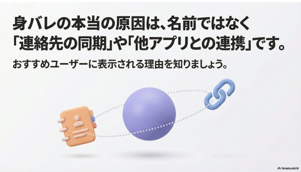 インスタの名前変更はバレる？身バレの本当の原因は名前ではなく連絡先の同期や他アプリとの連携