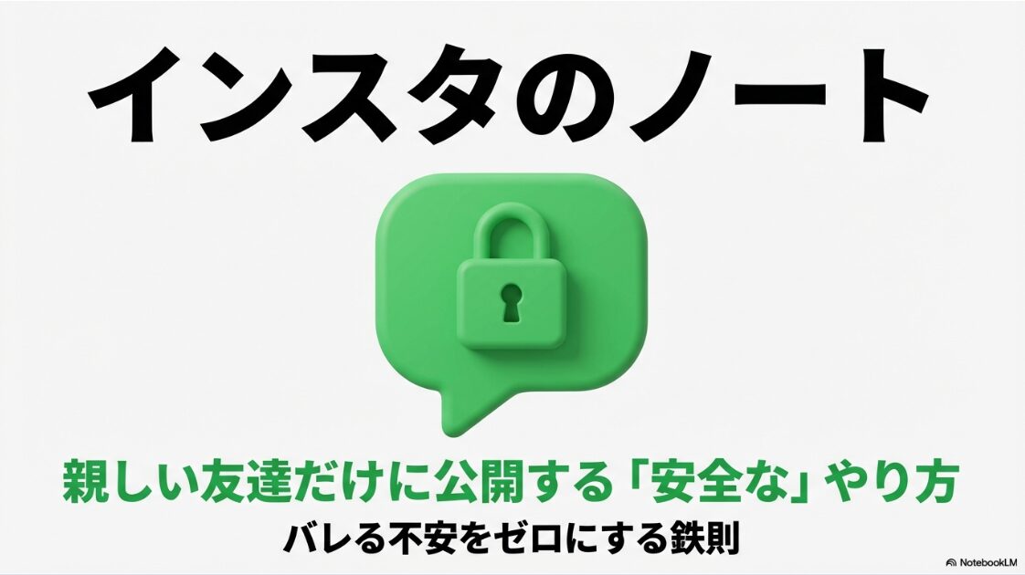 インスタグラムのノート機能を親しい友達に限定して安全に使うやり方