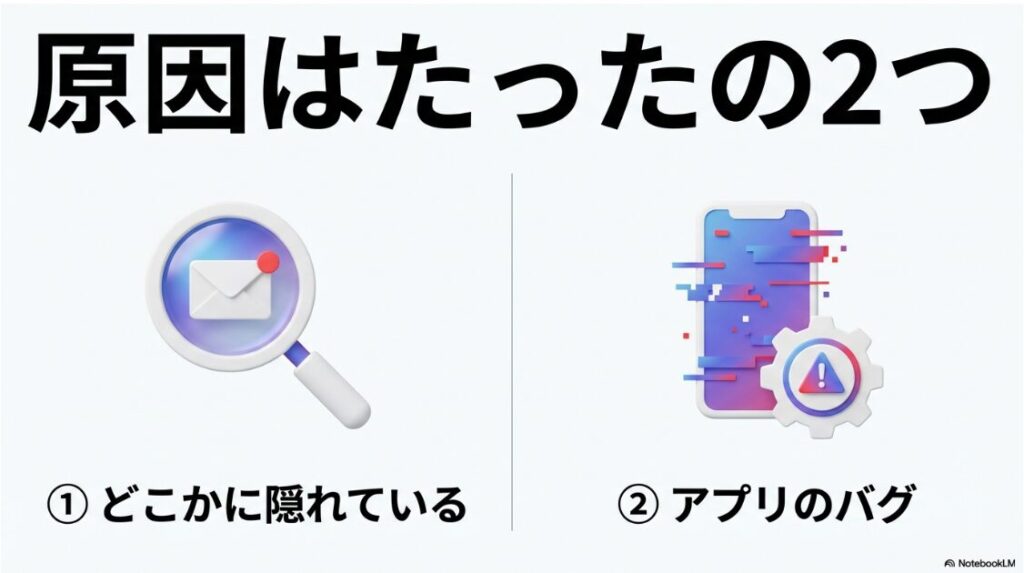 インスタのお知らせ通知が消えない：インスタの通知が消えない原因は「どこかに隠れている」か「アプリのバグ」の2つ