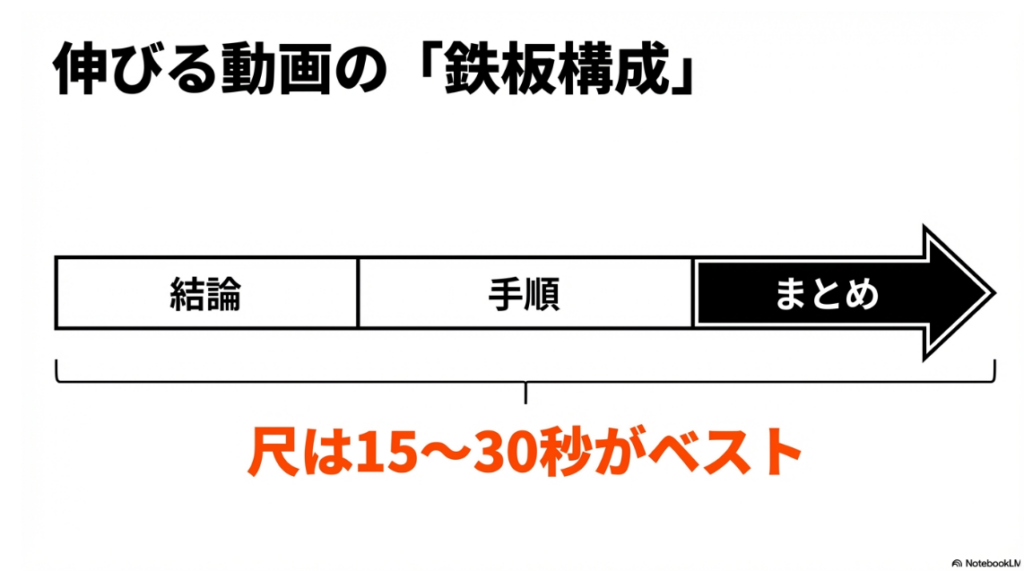 インスタの動画編集アプリのおすすめ:リールで伸びる動画の鉄板構成は結論・手順・まとめ。尺は15秒から30秒がベスト
