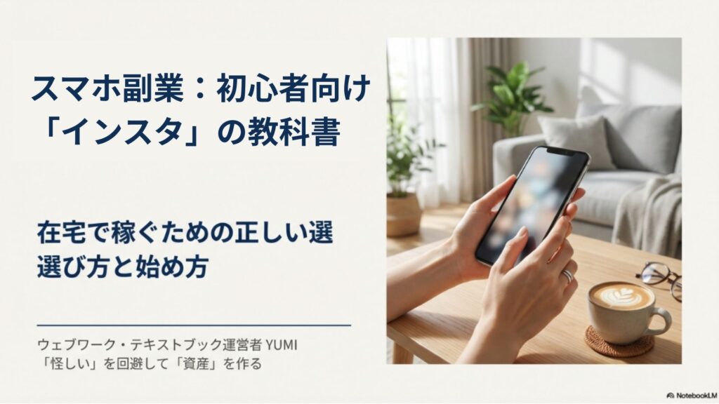 副業がスマホでできる！初心者向けスマホ副業の安全性とインスタグラム運用の教科書