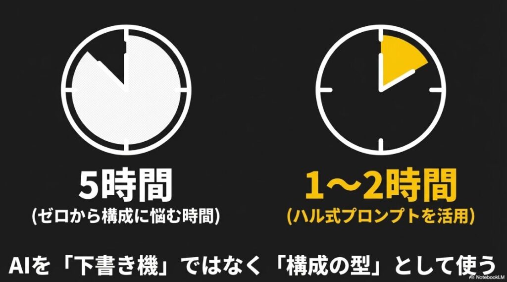 クラウドワークスでライティングをやってみた │スキルなしの現実:ハル式プロンプトを活用し、ゼロから構成に悩む時間を5時間から1〜2時間に短縮する効果