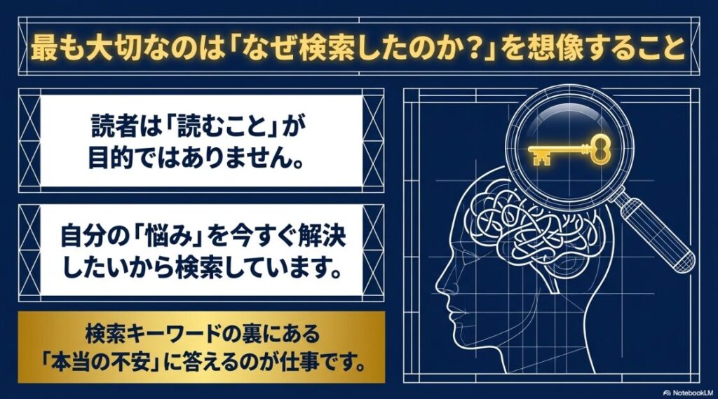WebライターがSEOライティングを独学で学ぶ：普通のWebライターと上位を狙うSEOライターの違い（読みやすさ重視か検索意図重視か、文字単価か成果直結かなど）