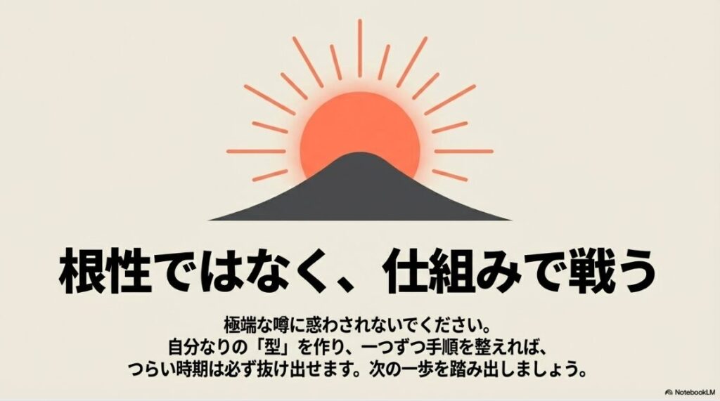 Webライターは後悔する？つらい理由：根性ではなく仕組みで戦う。自分なりの型を作りつらい時期を抜け出す