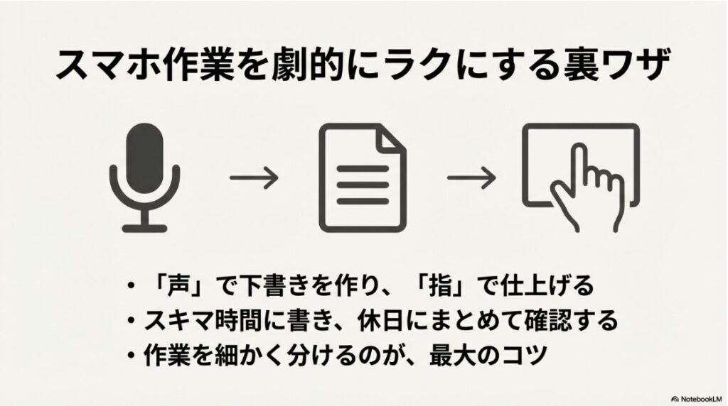 Webライター副業をスマホのみで始め方｜絶対に避けてほしい危険な仕事：サイトへの直接入稿が必要なもの、画像の準備や表の作成が含まれるもの、作業内容や条件の記載が極端に短いもの