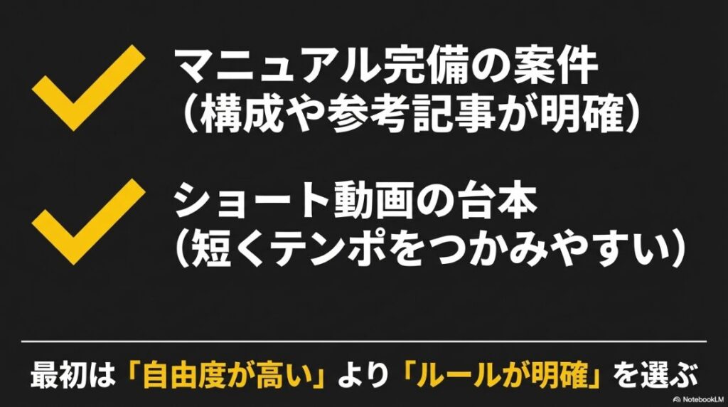クラウドワークスでライティングをやってみた │スキルなしの現実:初心者は自由度が高い案件よりマニュアル完備でルールが明確な案件を選ぶべき
