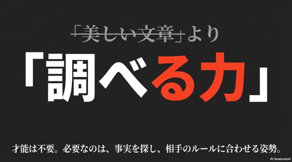 Webライターに向いてる人は？必要なスキル：Webライターに才能は不要。美しい文章より事実を探し相手のルールに合わせる調べる力が必要