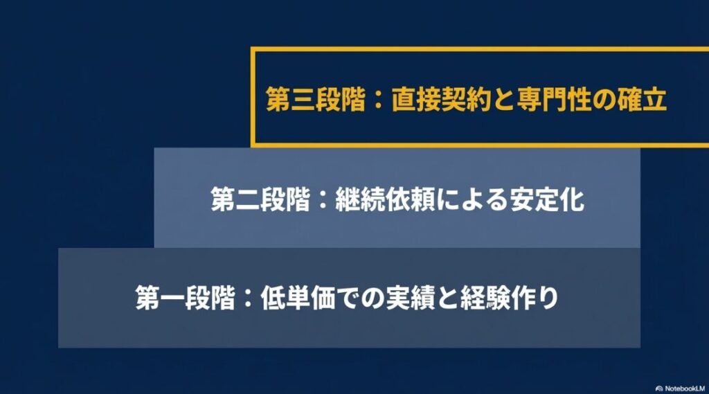 Webライターの営業術│提案文の書き方：Webライターとして実績を作り直接契約へ進む3つの段階