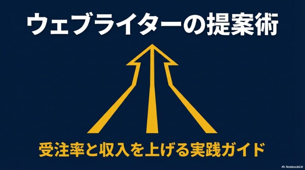 Webライターの営業術│提案文の書き方：受注率と収入を上げる実践ガイド