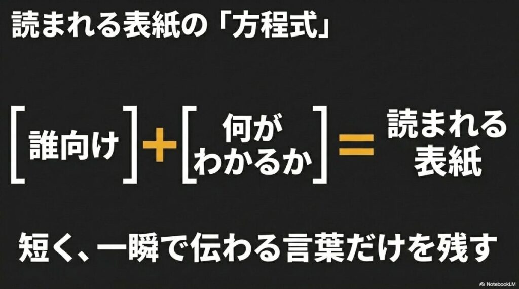 インスタのタイトルの付け方：誰向けか、何がわかるかを組み合わせた読まれる表紙の方程式と、短く一瞬で伝わる言葉を残すコツ
