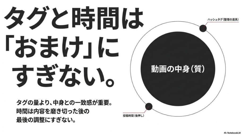 インスタのリールがおすすめに乗る方法：再生回数だけでなく、平均視聴、保存、シェア、フォローといった内訳を見ることの重要性を解説した逆三角形の図解 。