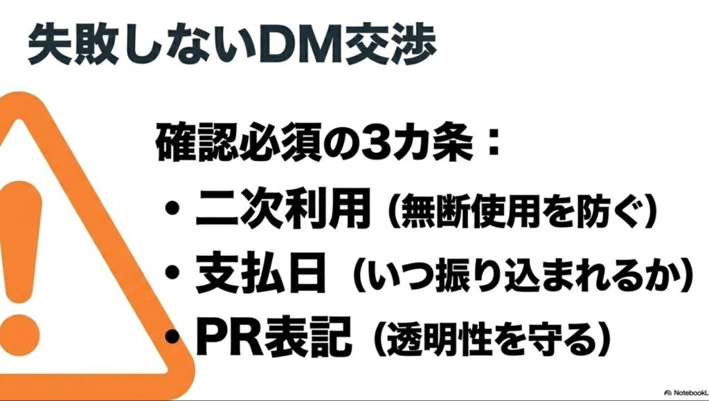 インスタのPR案件の報酬相場はいくら？案件獲得のコツ完全版 : インスタPR案件のDM交渉で確認必須な二次利用、支払日、PR表記の3カ条