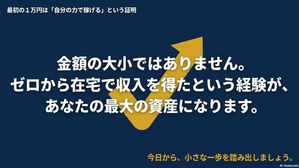 【月1万達成】副業でデータ入力を完全在宅で稼ぐ実践方法と案件選び : 副業での最初の月1万円達成は金額の大小ではなくゼロから在宅で収入を得たという自分の力で稼げる証明