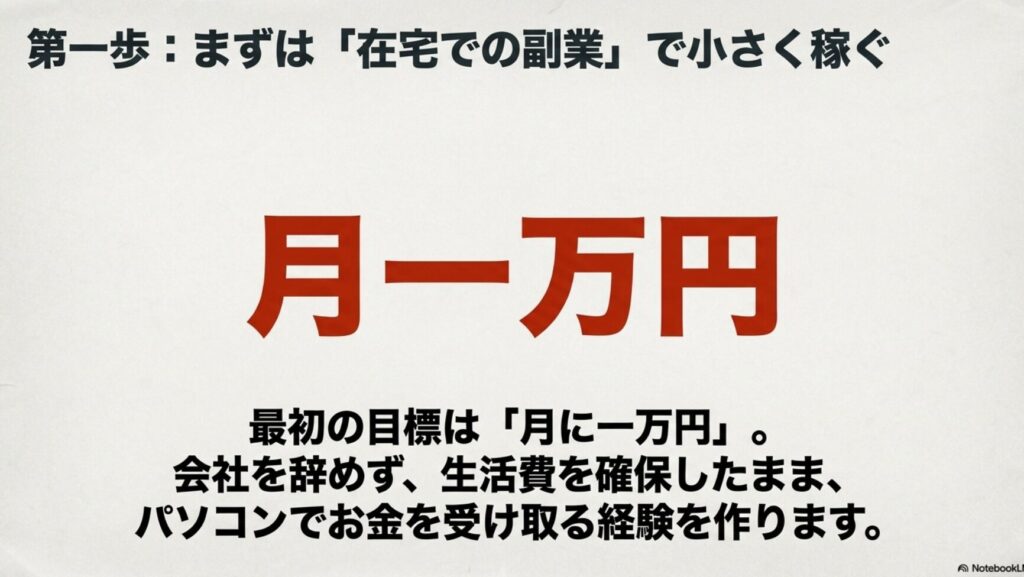 ノマドワーカーになるには?スキルなしでも可能?何をしてるか解説 : 第一歩は在宅での副業で小さく稼ぐこと。最初の目標は月に一万円