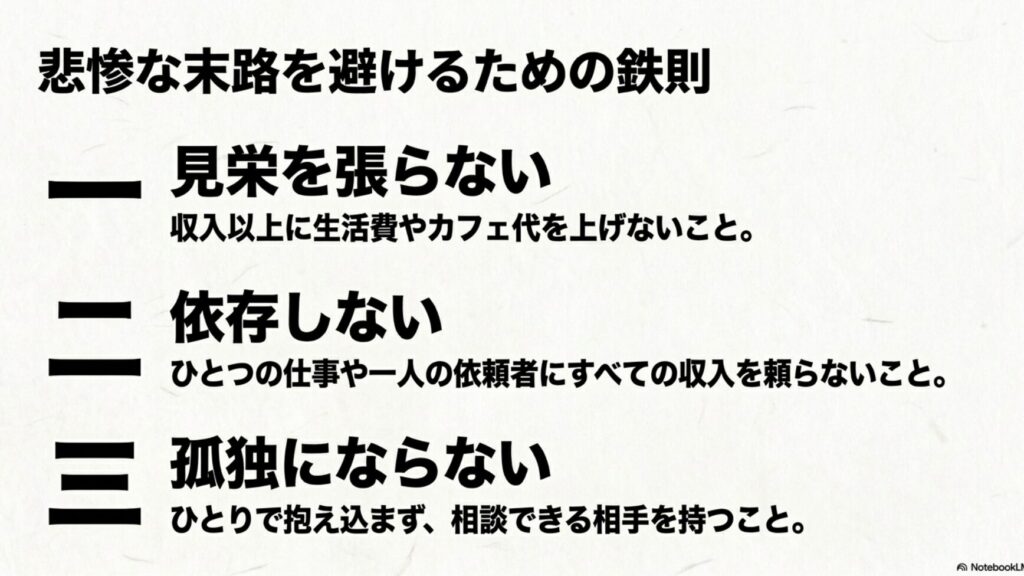 ノマドワーカーになるには?スキルなしでも可能?何をしてるか解説 : 悲惨な末路を避けるための鉄則3箇条(見栄を張らない、依存しない、孤独にならない)