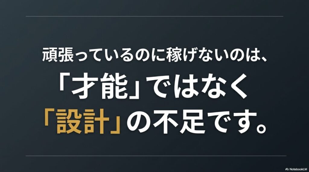 インスタのアフィリエイトで稼げない理由：頑張っているのに稼げないのは才能ではなく設計の不足