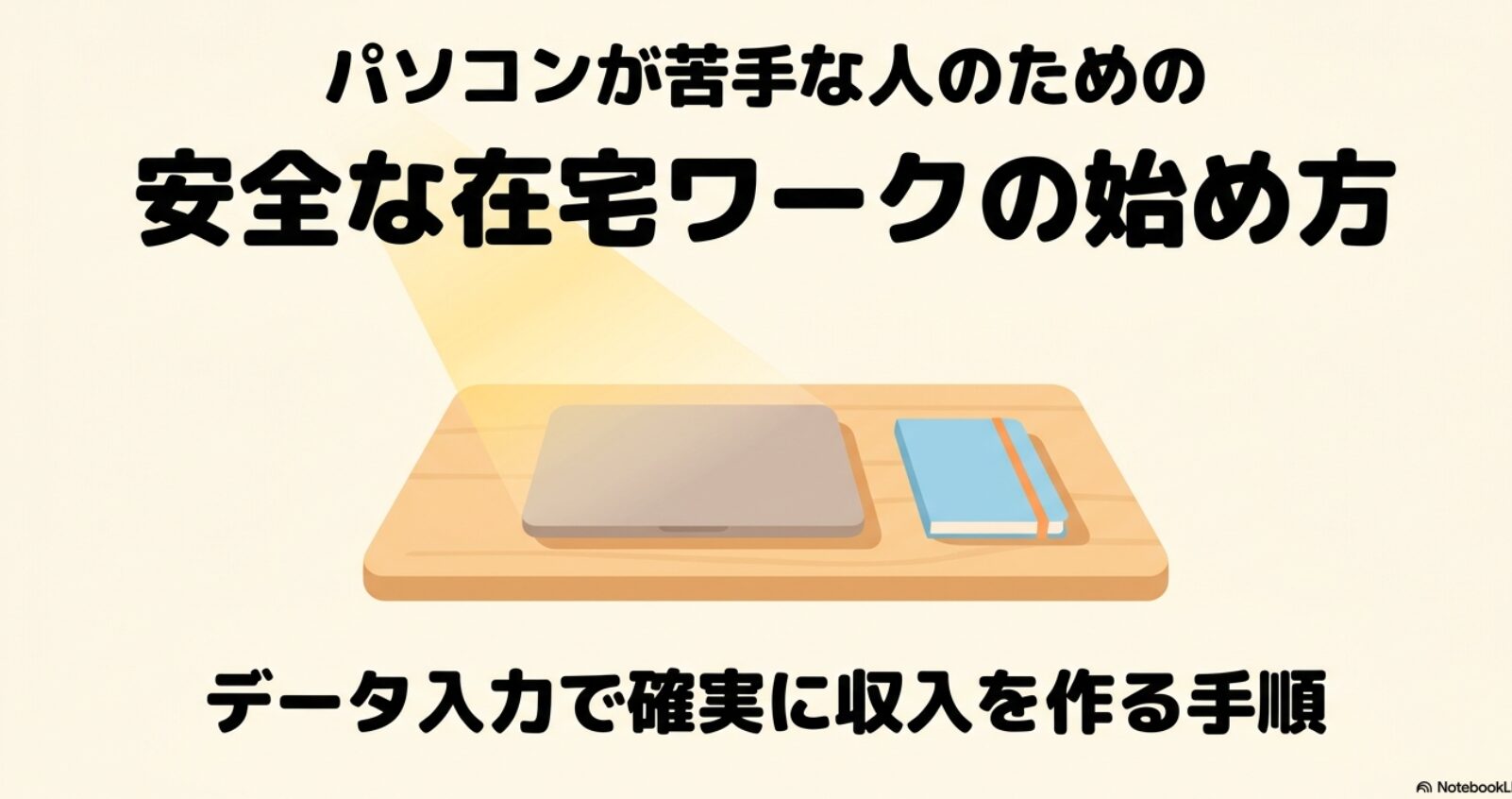 データ入力でパソコンができない人の稼ぎ方と安全な在宅副業の始め方 : パソコンが苦手な人のための安全な在宅ワークの始め方と、データ入力で確実に収入を作る手順