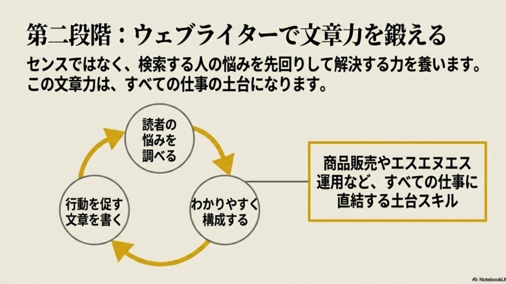 フリーランスに向いてる人と向かない人を実体験でわかりやすく診断 : 読者の悩みを調べ、わかりやすく構成し、行動を促す文章を書くというすべての仕事に直結する土台スキル 。
