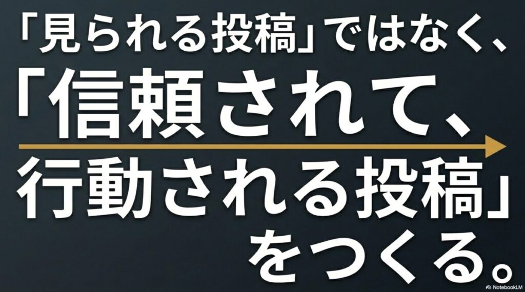 インスタのアフィリエイトで稼げない理由：見られる投稿ではなく、信頼されて行動される投稿をつくる
