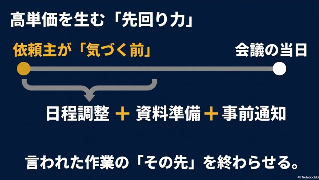 オンライン秘書の求人の探し方|フルリモート・未経験・在宅対応 : 未経験者は時給1,000円から、経験者は時給2,000円からという目安と、稼働時間や継続性によって収入が大きく変わることを示したスライド画像。